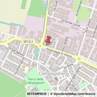 Mappa Via G. di Vittorio, 39, 41011 Campogalliano, Modena (Emilia Romagna)