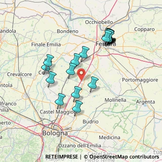 Mappa A13 Bologna - Padova, 40051 Malalbergo BO, Italia (15.002)