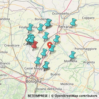 Mappa A13 Bologna - Padova, 40051 Malalbergo BO, Italia (13.47526)