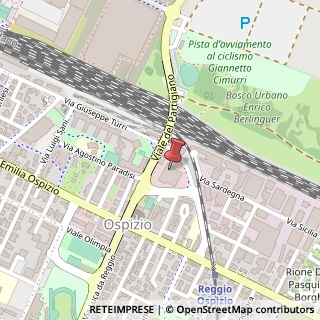 Mappa Via Giuseppe Turri, 69, 42121 Reggio nell'Emilia, Reggio nell'Emilia (Emilia Romagna)
