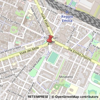 Mappa Via Giacomo Matteotti, 1, 42122 Reggio nell'Emilia, Reggio nell'Emilia (Emilia Romagna)