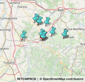 Mappa Via Santa Barbara, 12051 Alba CN, Italia (9.67636)