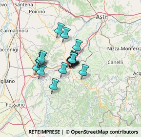 Mappa Via Santa Barbara, 12051 Alba CN, Italia (8.08647)