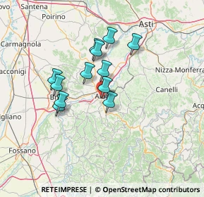 Mappa Via Santa Barbara, 12051 Alba CN, Italia (10.98417)