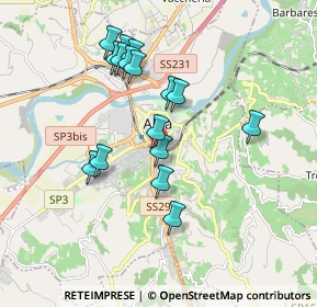 Mappa Via Santa Barbara, 12051 Alba CN, Italia (1.6925)