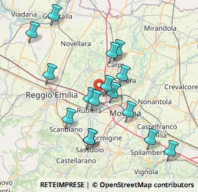 Mappa Via Ometto, 41011 Campogalliano MO, Italia (14.64063)