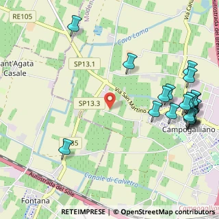 Mappa Via Ometto, 41011 Campogalliano MO, Italia (1.4215)