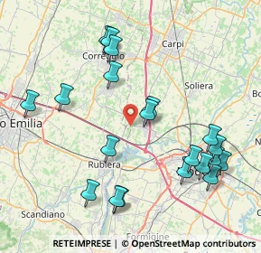 Mappa Via Ometto, 41011 Campogalliano MO, Italia (8.973)