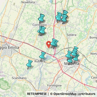 Mappa Via Ometto, 41011 Campogalliano MO, Italia (8.1605)