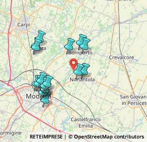 Mappa Via Pelumi, 41015 Nonantola MO, Italia (7.28294)