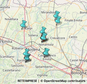 Mappa Via Pelumi, 41015 Nonantola MO, Italia (11.56083)
