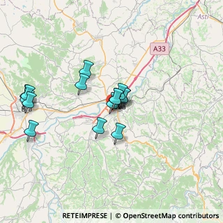 Mappa Via T. Bubbio, 12051 Alba CN, Italia (6.36933)