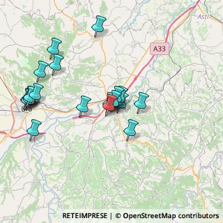 Mappa Via T. Bubbio, 12051 Alba CN, Italia (7.9645)