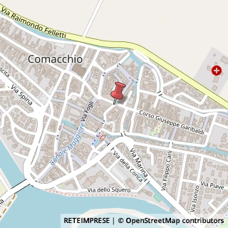Mappa Via Edgardo Fogli, 22/24/26/28, 44022 Comacchio, Ferrara (Emilia Romagna)