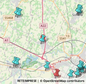 Mappa Via Ruggiero Grieco, 41011 Campogalliano MO, Italia (7.5745)