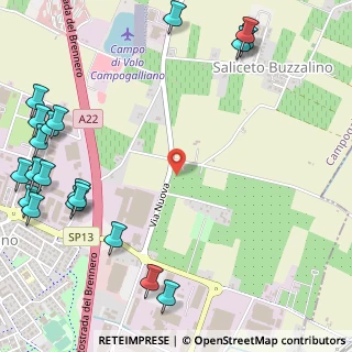 Mappa Via Vecchia, 41011 Campogalliano MO, Italia (0.8385)