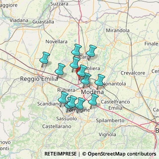 Mappa Via Vecchia, 41011 Campogalliano MO, Italia (10.55154)
