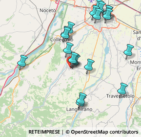 Mappa 43035 Felino PR, Italia (8.453)