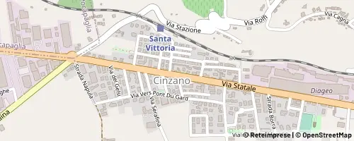 Mappa Santa Vittoria d'Alba