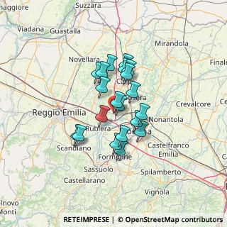 Mappa Via Giovanni Roveda, 41011 Campogalliano MO, Italia (9.596)