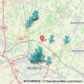 Mappa Strada Nazionale del, 41122 Modena MO, Italia (4.246)
