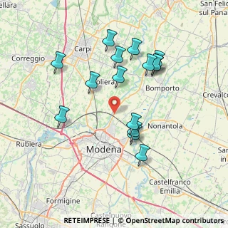 Mappa Strada Nazionale del, 41122 Modena MO, Italia (7.286)