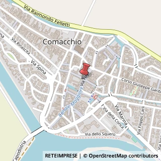 Mappa Via Edgardo Fogli, 1, 44022 Comacchio, Ferrara (Emilia Romagna)