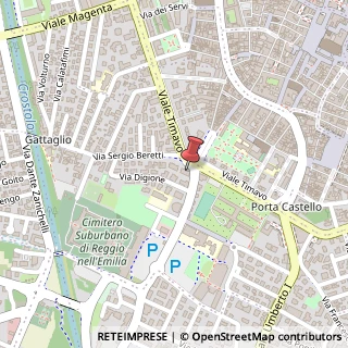 Mappa Viale Timavo, 85, 01895 Reggio nell'Emilia, Reggio nell'Emilia (Emilia Romagna)