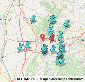 Mappa Bra - str. Montenero, 12042 Bra CN, Italia (6.911)