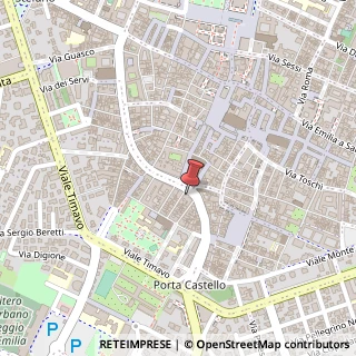 Mappa Corso Giuseppe Garibaldi, 2, 42121 Reggio nell'Emilia, Reggio nell'Emilia (Emilia Romagna)