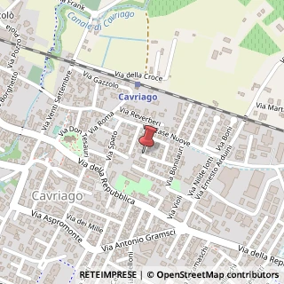 Mappa Via Glauco Ferretti, 10, 42025 Cavriago, Reggio nell'Emilia (Emilia Romagna)