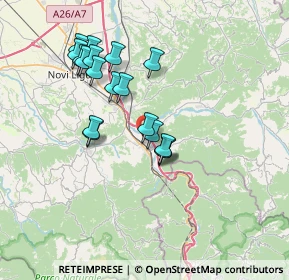 Mappa Strada del Bovo, 15061 Arquata Scrivia AL, Italia (6.58889)