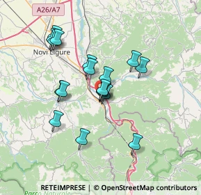 Mappa Strada del Bovo, 15061 Arquata Scrivia AL, Italia (6.06111)