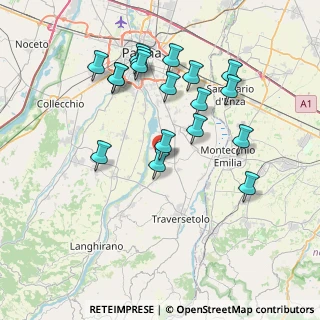 Mappa Piazza Ferrari, 43030 Montechiarugolo PR, Italia (7.60722)