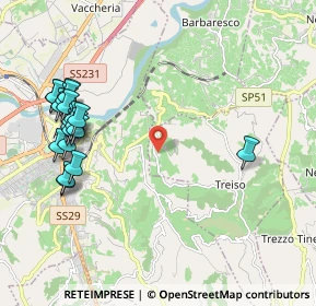 Mappa Via Rizzi, 12050 Treiso CN, Italia (2.4315)