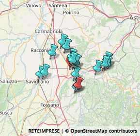 Mappa Via Benedetto Croce, 12042 Bra CN, Italia (9.1195)