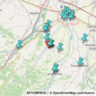 Mappa Via Giorgio Perlasca, 43030 Felino PR, Italia (8.465)
