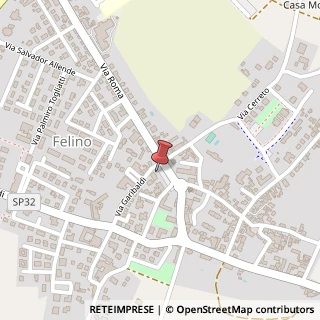 Mappa Piazza Miodini, 1, 43035 Felino, Parma (Emilia Romagna)