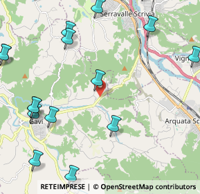 Mappa SP161, 15066 Serravalle Scrivia AL, Italia (3.06412)