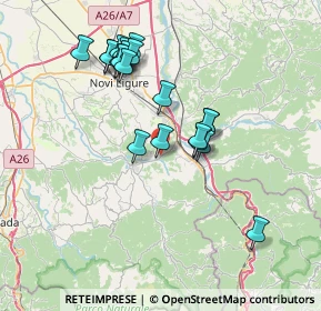 Mappa SP161, 15066 Serravalle Scrivia AL, Italia (6.9945)