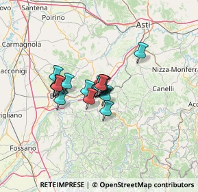 Mappa Via Gioacchino Rossini, 12051 Alba CN, Italia (7.76111)