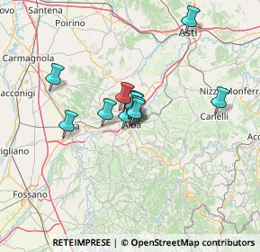 Mappa Via Gioacchino Rossini, 12051 Alba CN, Italia (9.17364)