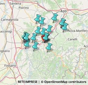 Mappa Via Gioacchino Rossini, 12051 Alba CN, Italia (10.1315)