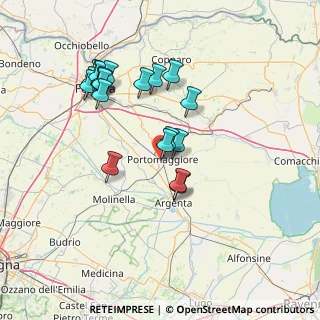 Mappa Via Donatori di Sangue, 44015 Portomaggiore FE, Italia (14.3505)