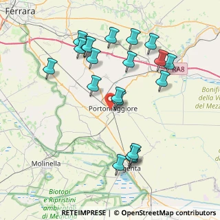 Mappa Via Donatori di Sangue, 44015 Portomaggiore FE, Italia (8.2785)