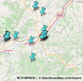 Mappa Via P. Ferrero, 12051 Alba CN, Italia (7.907)