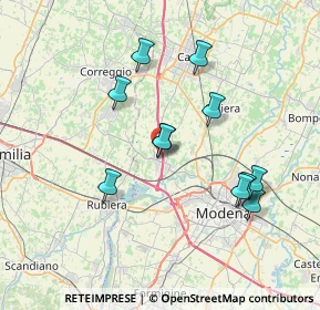 Mappa Campogalliano, 41011 Campogalliano MO, Italia (6.88727)