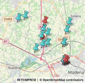 Mappa Campogalliano, 41011 Campogalliano MO, Italia (4.0235)