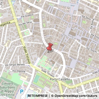 Mappa Via dell'Erba, 2, 42121 Reggio nell'Emilia, Reggio nell'Emilia (Emilia Romagna)