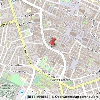 Mappa Corso Giuseppe Garibaldi, 11, 42121 Reggio nell'Emilia, Reggio nell'Emilia (Emilia Romagna)